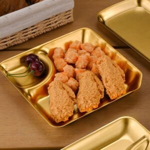 Korean Style 304 Stainless Steel Food Plate
