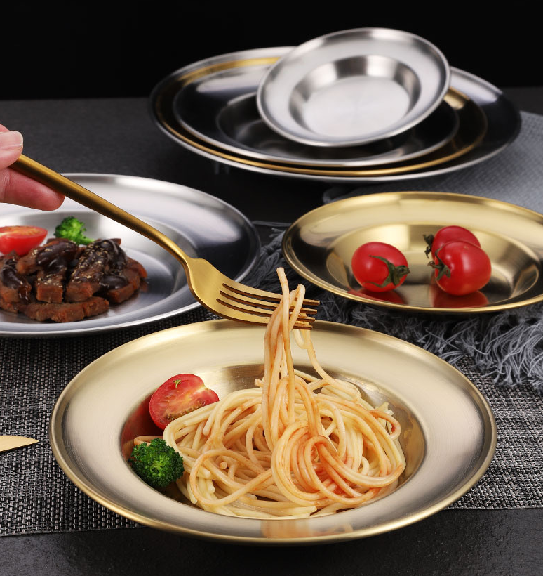 Juliana Style Luxury Golden Plate 17CM– 23CM - Image 5