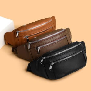 Men's Shoulder Bag Waterproof Oxford Cross Body Chest Bags