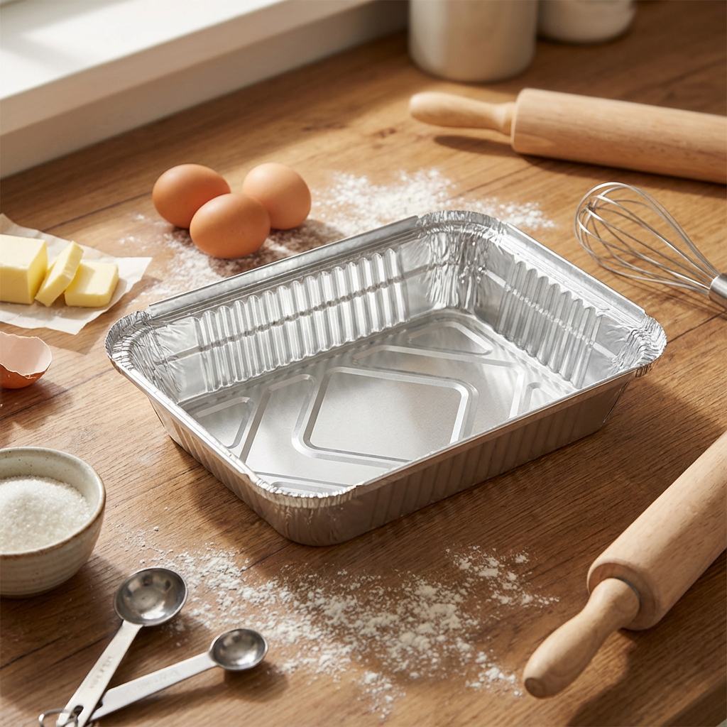 Set Of 10 Aluminum Foil Plates 22CM