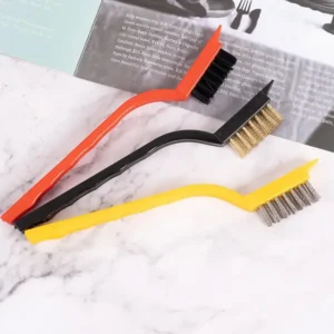 Set Of 3 Gas Stove Cleaning Wire Brush