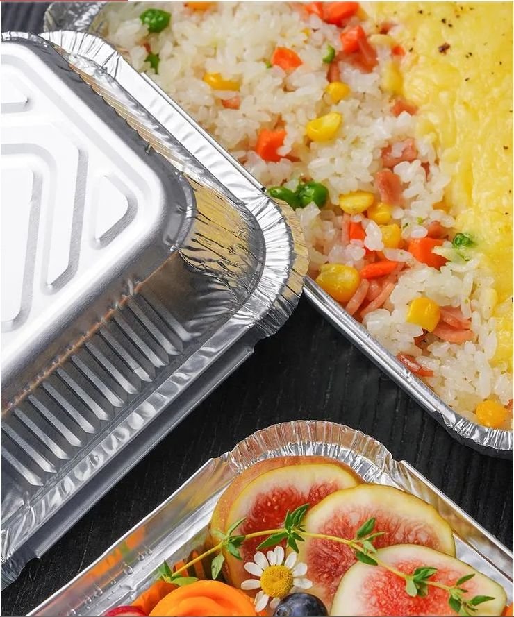Set Of 10 Aluminum Foil Plates 22CM - Image 4
