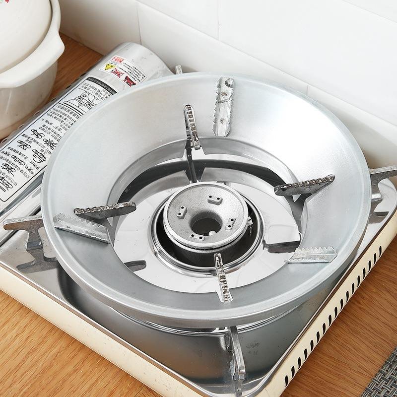Stainless Steel Gas Stove Saver Windproof Cover Burner Stand - Image 3