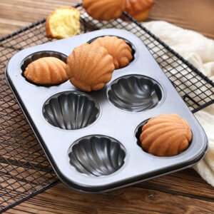 Non-Stick Multi-Shape Cake Mold Tray Set – Heavy-Duty Baking Pan