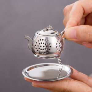Mini Teapot Tea Infuser Strainer Filter Stainless Steel