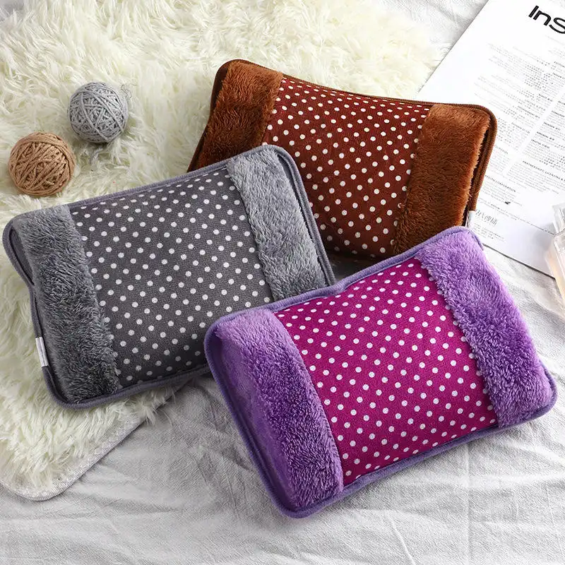 Rechargeable Electric Hot Water Bottle Hand Warmer Winter Heater Bag - Image 4