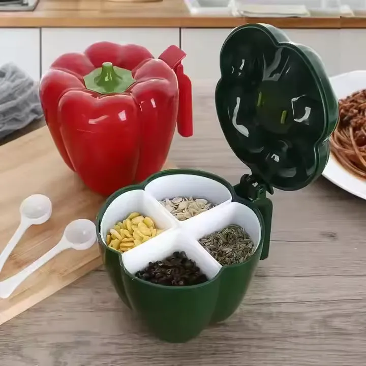 4 in 1 Seasoning Storage Box with Spoon - Image 5