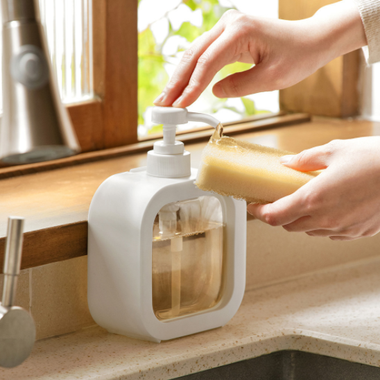 500ML PLASTIC SOAP DISPENSER FOR BATHROOM - Image 3