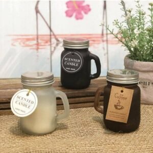 Natural Wax Pot with Volatile Fragrances Candle