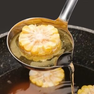 Oil Separator Spoon, Stainless Steel Filter Oil Ladle