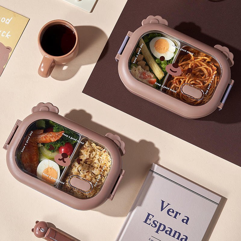Lunch Box Stainless Steel Double Sided Lock - Image 4