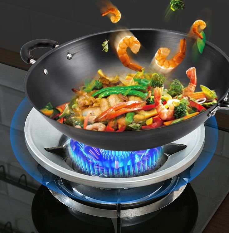 Stainless Steel Gas Stove Saver Windproof Cover Burner Stand - Image 2