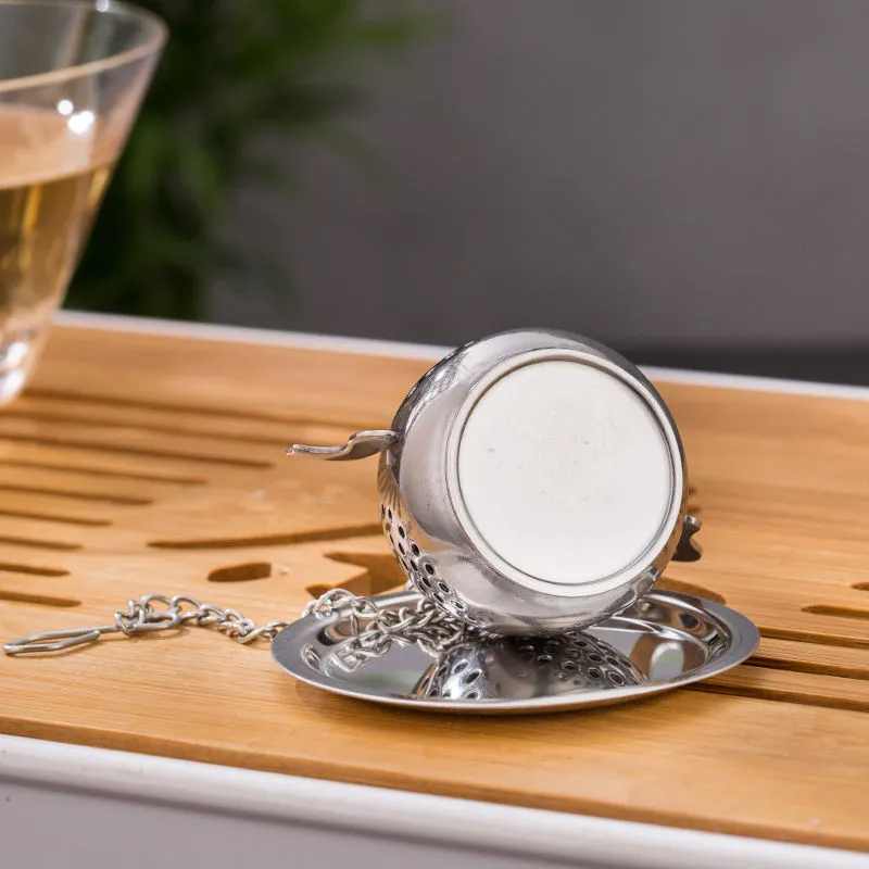 Mini Teapot Tea Infuser Strainer Filter Stainless Steel - Image 4