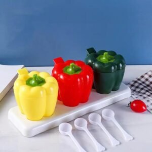 4 in 1 Seasoning Storage Box with Spoon