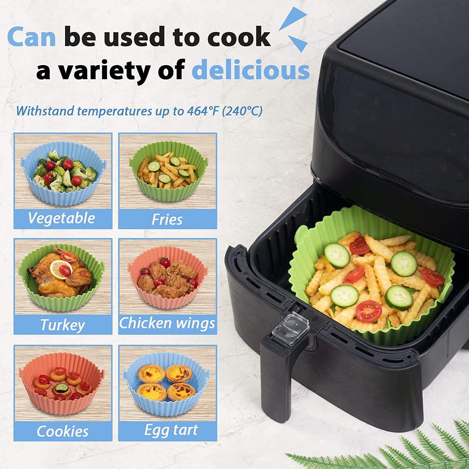 Reusable Non-Stick Silicon Air Fryer - Image 6