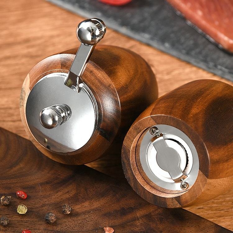 1 Piece Set Solid Wood Salt and Pepper - Image 4