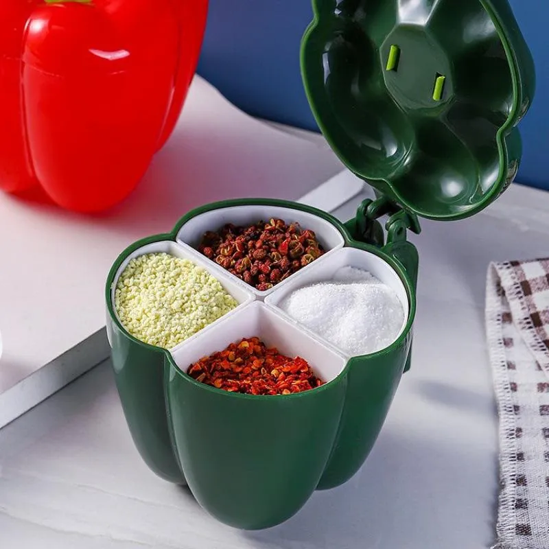 4 in 1 Seasoning Storage Box with Spoon - Image 2