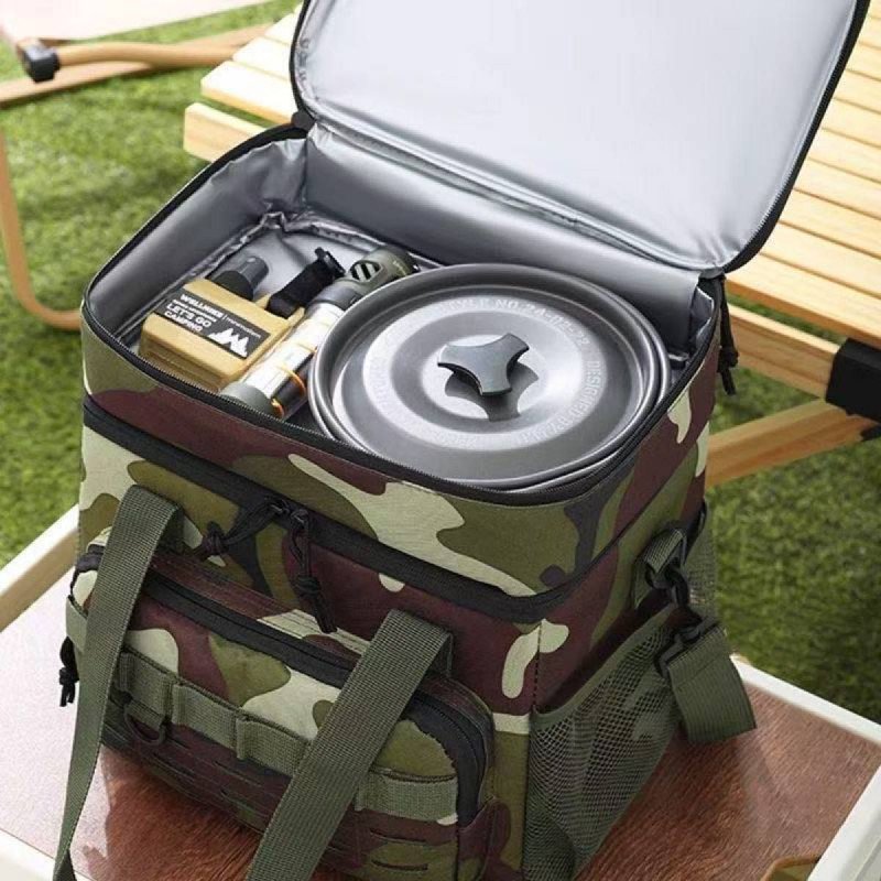 2 Layer Tactical Outdoor Picnic Lunch Bag - Image 2