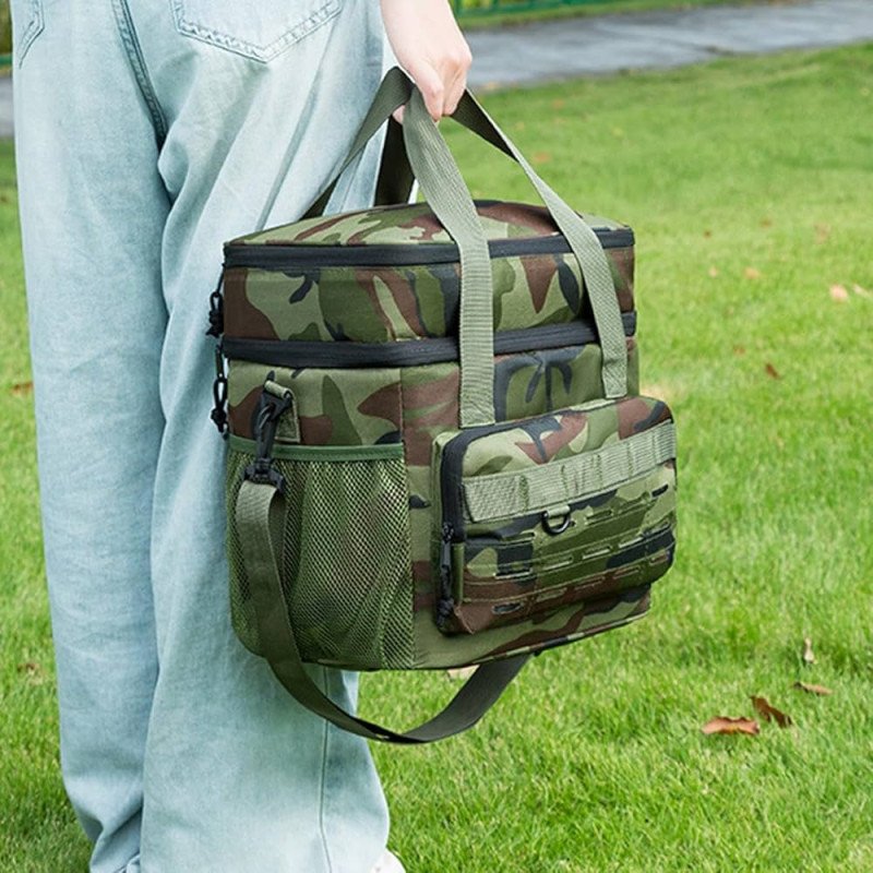 2 Layer Tactical Outdoor Picnic Lunch Bag - Image 3