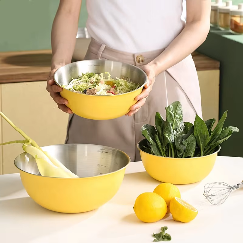 Premium Stainless Steel Nesting Kitchen Mixing Bowls Set - Image 2