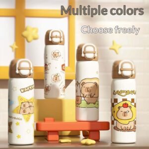 Cute Capybara Stainless Steel Insulated Water Bottle
