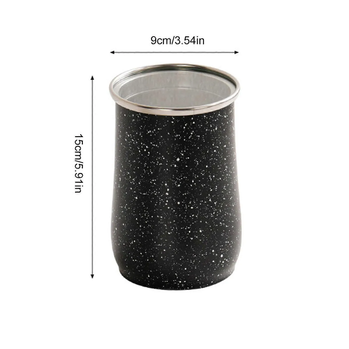 Metal Jar 800 Ml With Plastic Spoon Airtight Storage Container For Kitchen - Image 4