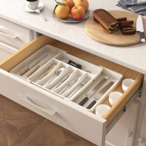 Premium Expandable Cutlery Tray & Drawer Organizer