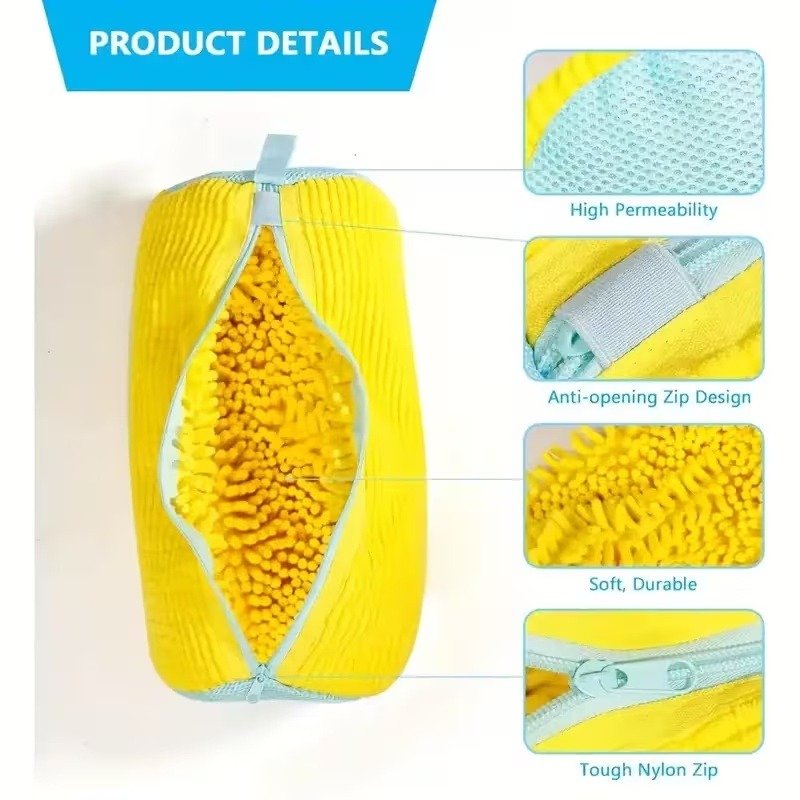 Premium Chenille Mesh Sneaker Washing Machine Bag - Image 4