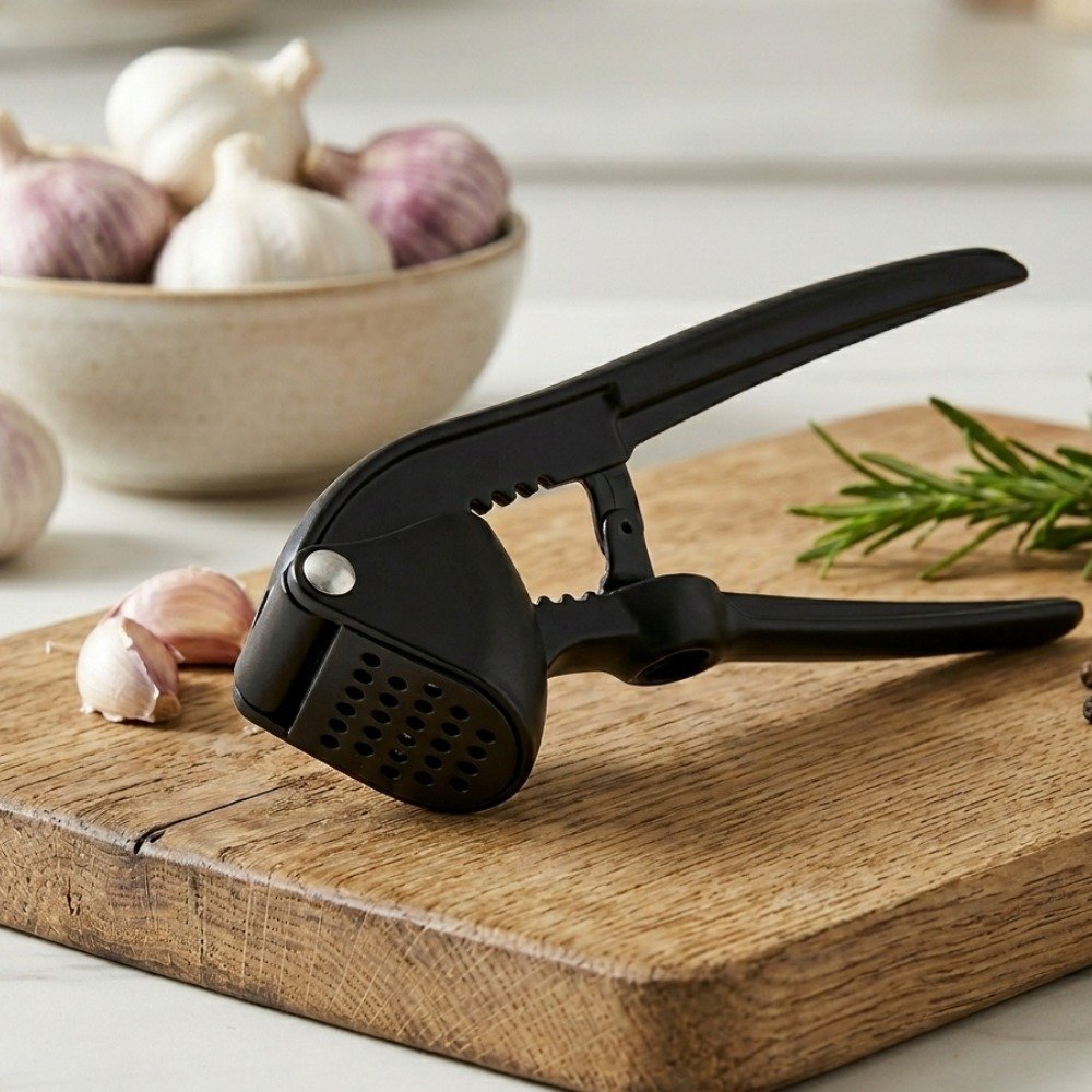 Premium Heavy Duty Cast Aluminum Garlic Press Crusher - Image 4