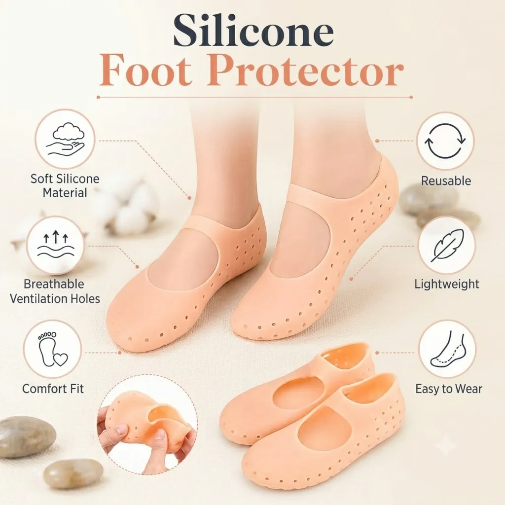 Non Slip No Show Invisible Ballet Socks - Image 2