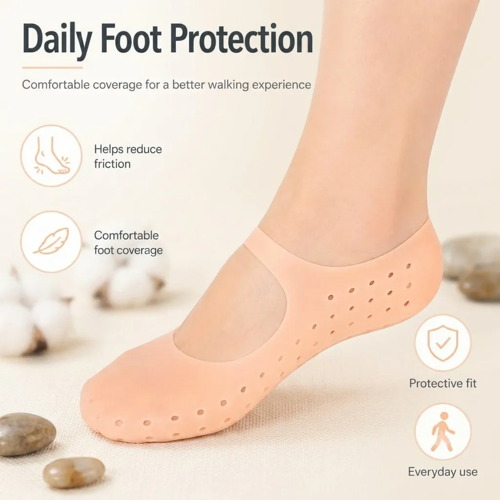 Non Slip No Show Invisible Ballet Socks - Image 5