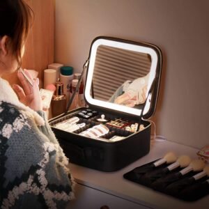 New Led Cosmetic Bag With Mirror