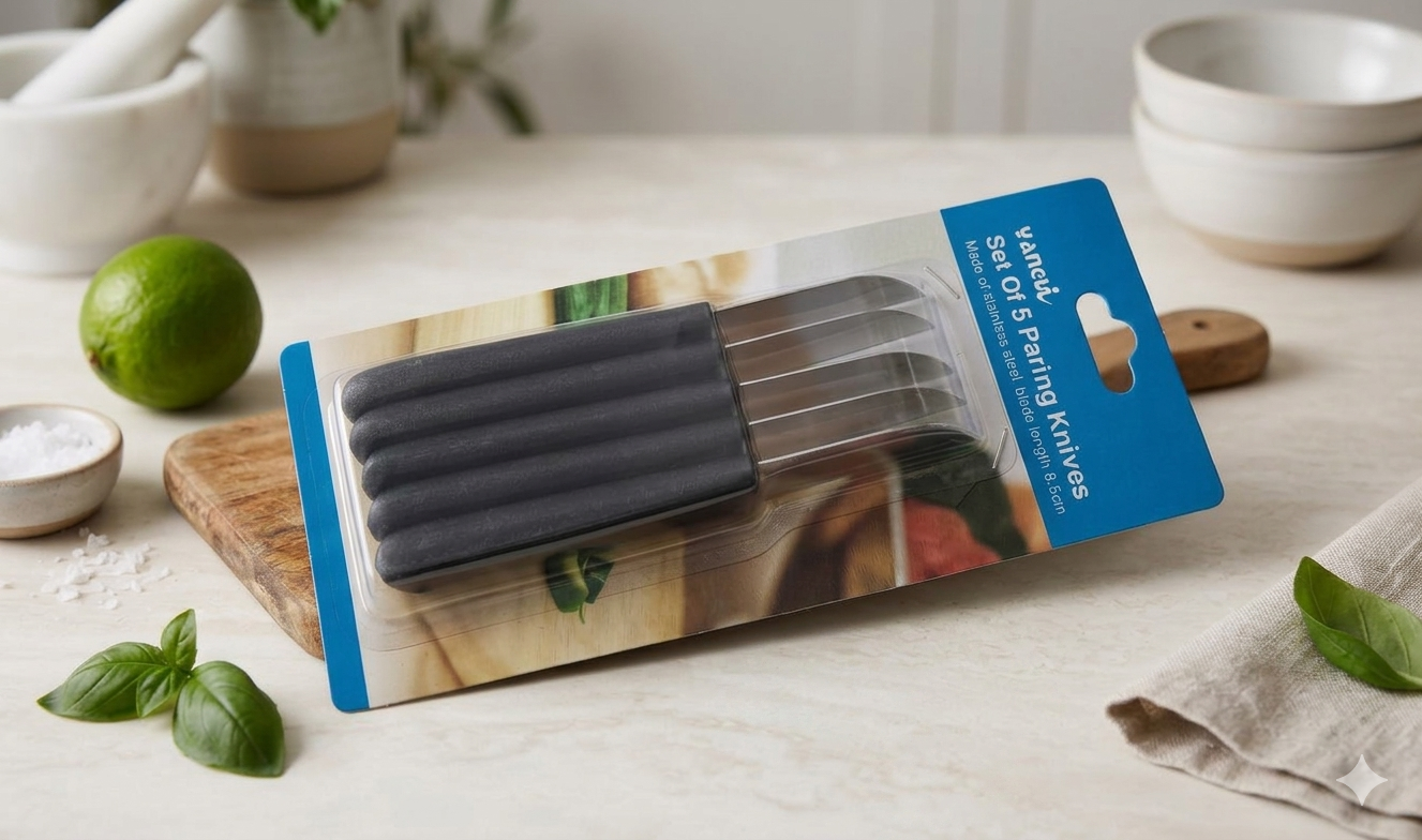 Premium Stainless Steel 5 Piece Paring Knife Set - Image 2