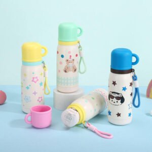 Stainless Steel Vacuum Bottle 550ML – Kids Insulated Thermal Water Bottle
