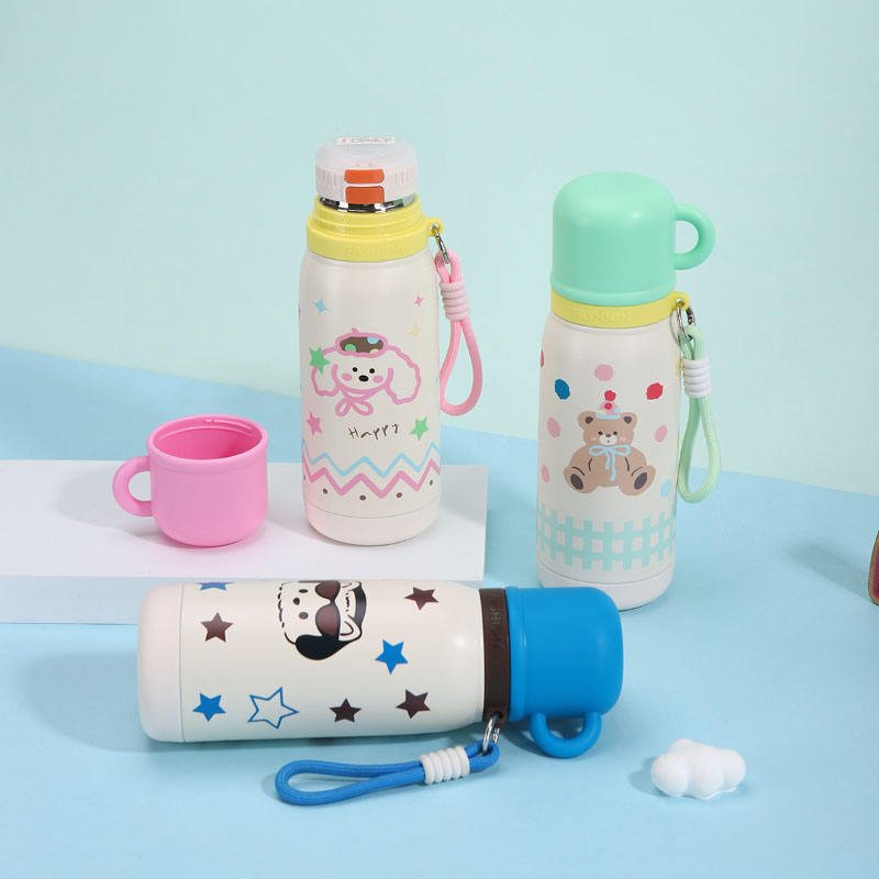Stainless Steel Vacuum Bottle 550ML – Kids Insulated Thermal Water Bottle - Image 2