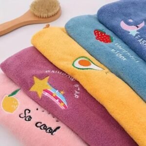 Microfiber Shower Cap Towel, Quick Dry Hair Cap, Bath Hats for Women, Super Absorbent Soft Cap Towel