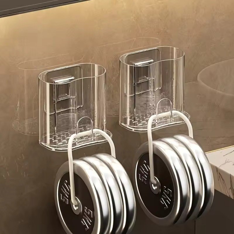 2-Piece Wall-Mounted Toothbrush Storage Rack - Image 4