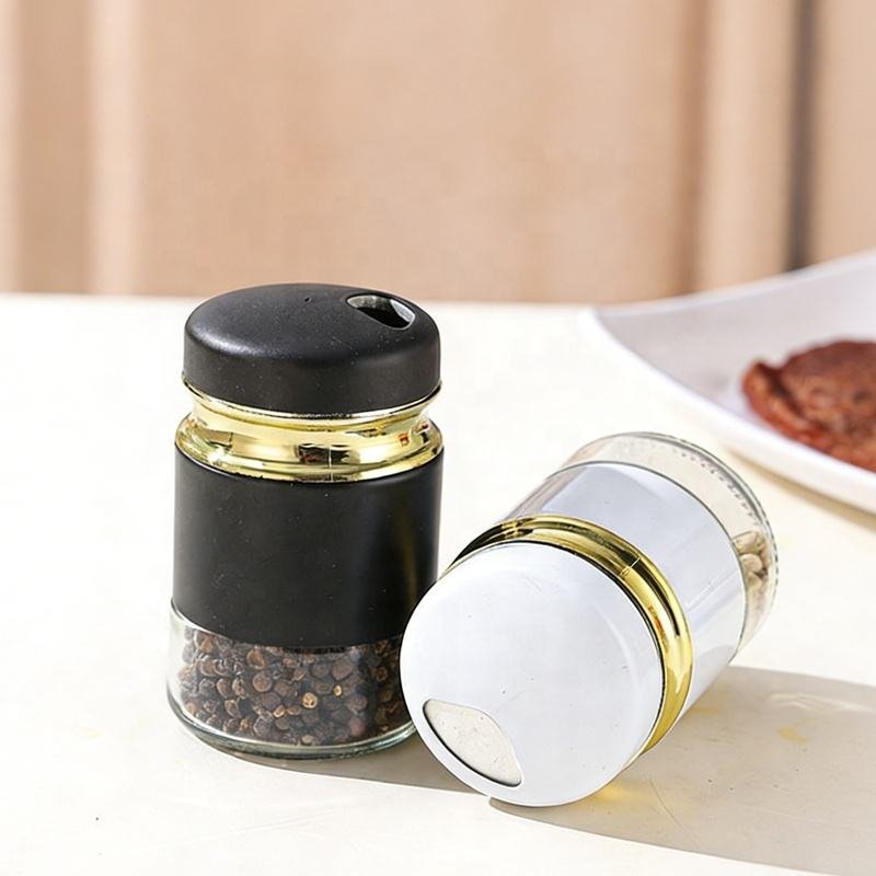 1PCS Mini Glass Spice Jar Set with Airtight Lids – Salt, Pepper & Seasoning Storage Bottles - Image 3