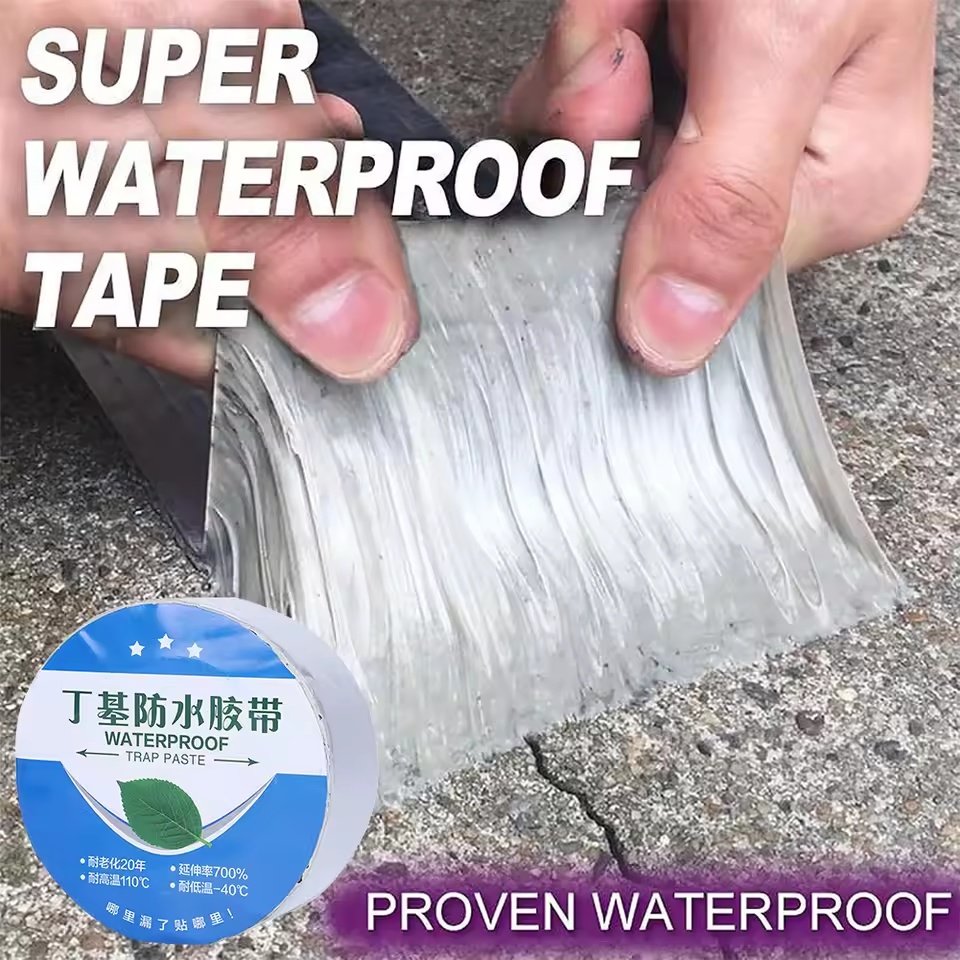 Leakproof Aluminum Foil Butyl Rubber Waterproof Tape - Image 4