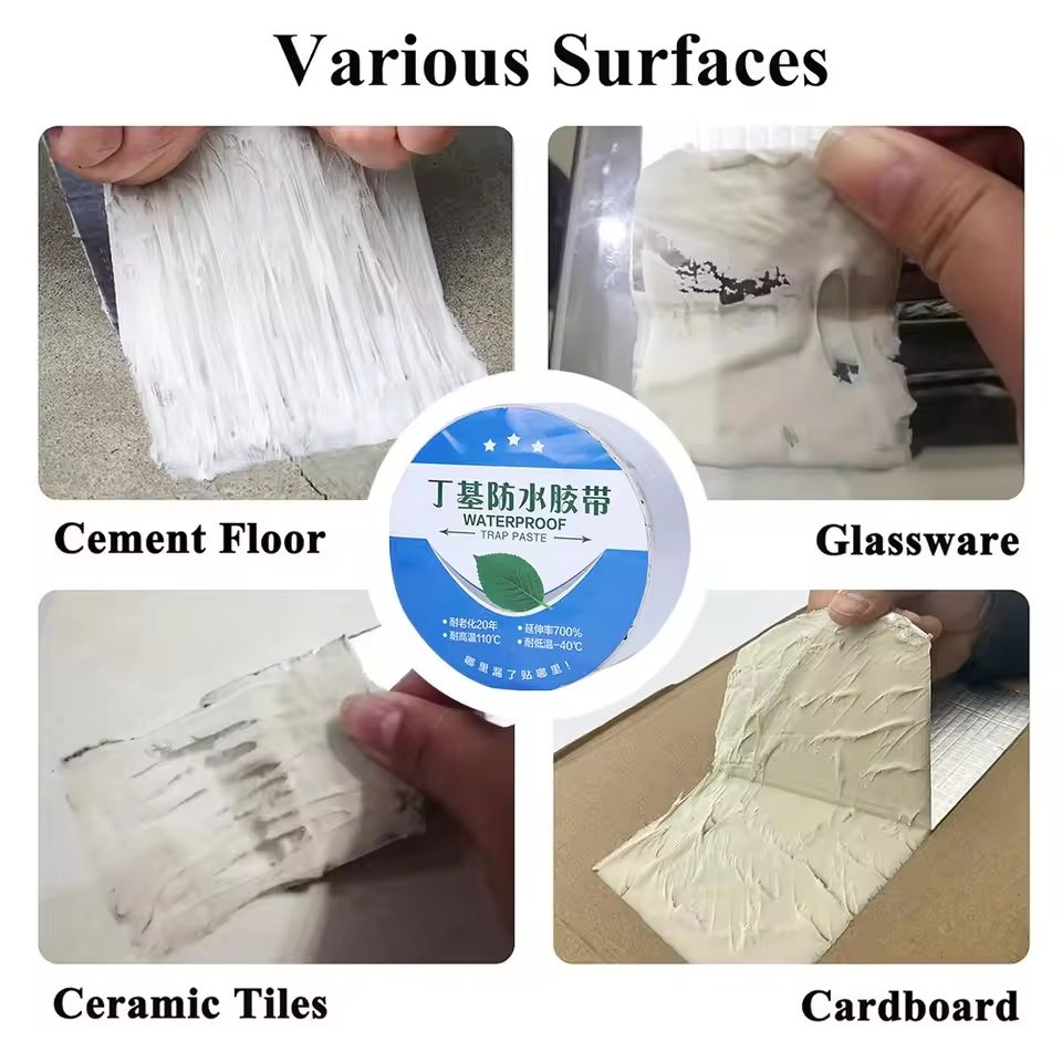 Leakproof Aluminum Foil Butyl Rubber Waterproof Tape - Image 5