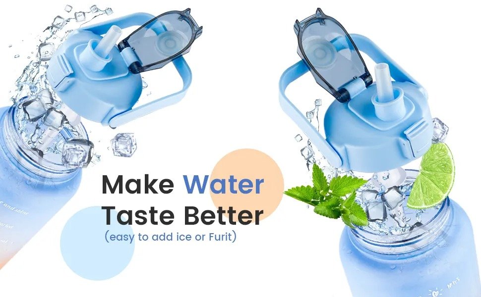 Haily Matte Finish Leakproof Sports Water Bottles - Image 2