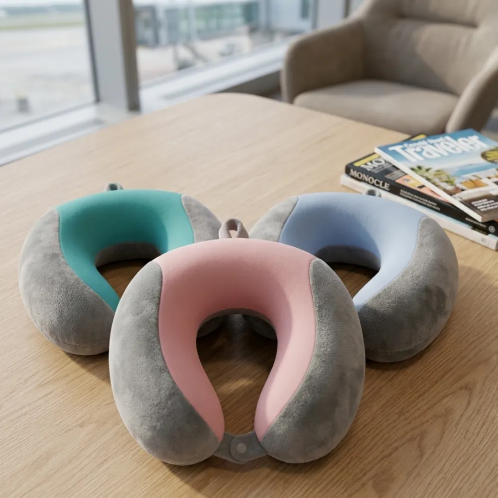 RelaxPro Portable Travel Neck Pillow for Long Journeys - Image 5