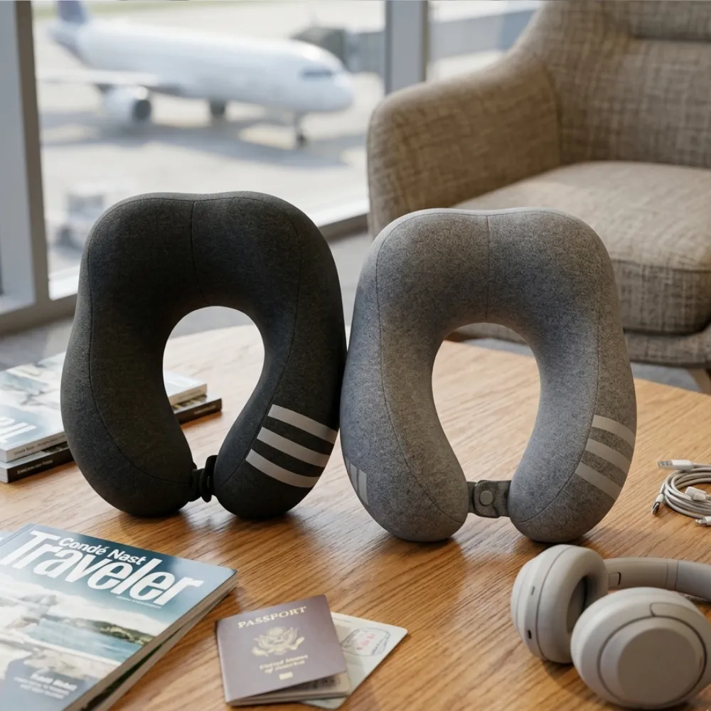 RelaxPro Portable Travel Neck Pillow for Long Journeys - Image 4