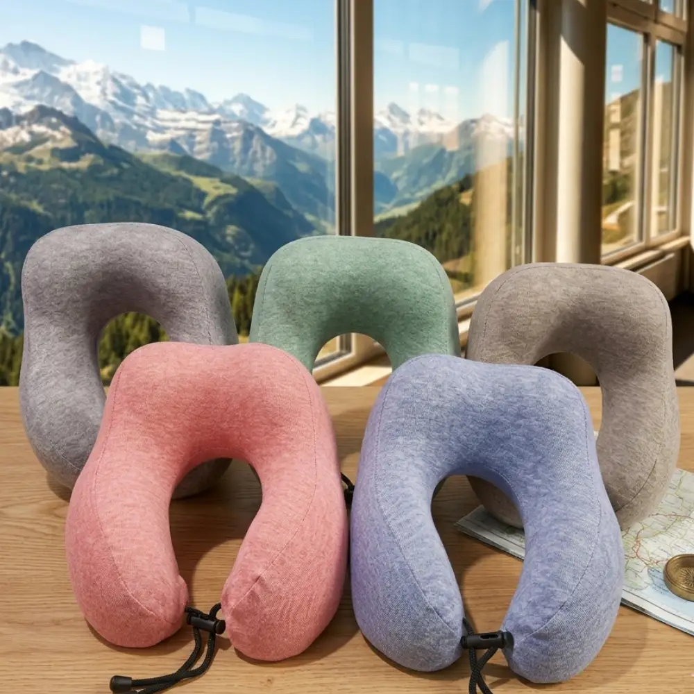 RelaxPro Portable Travel Neck Pillow for Long Journeys - Image 3