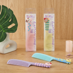 Cute Cartoon Kids Hair Comb – Soft Grip Detangling Brush