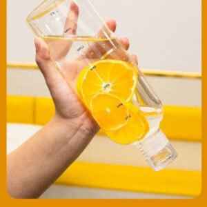 Transparent Plastic Water Bottle 750ml