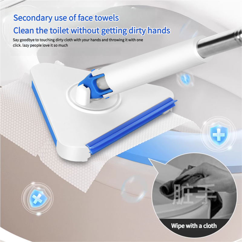 Adjustable Triangular Mini Mop for Wall and Floor - Image 3