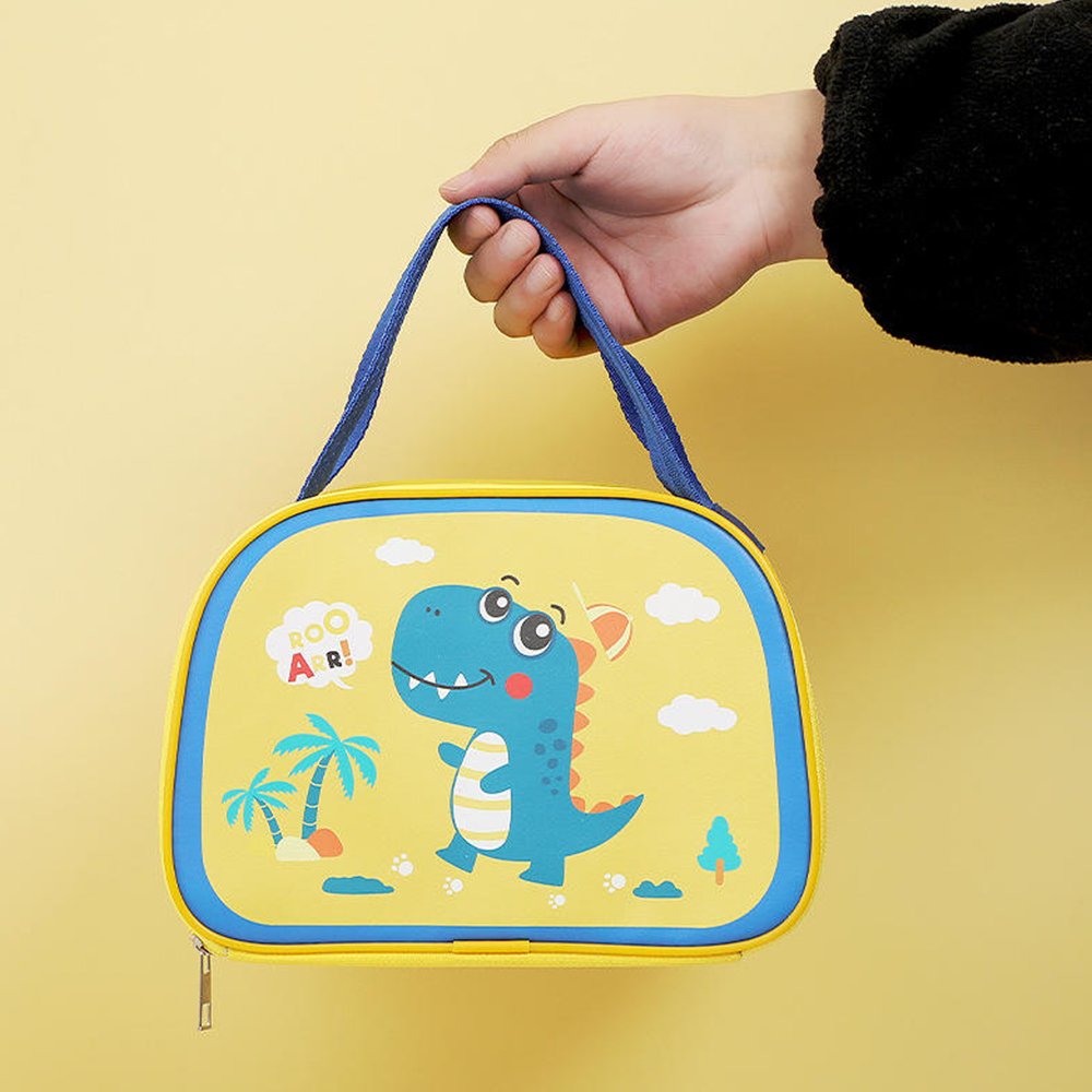 Animated Kids Thermal Lunch Bag, Kids Picnic Tiffin Bag - Image 4