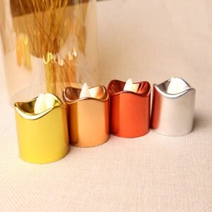 Pack Of 1 Plastic LED Tea Light Candles