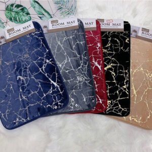 Anti-Slip Microfiber Marble Pattern Room Floor Mat